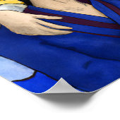 Gay Couple im Stil der japanischen Kunst Ukiyo-e Poster (Ecke)