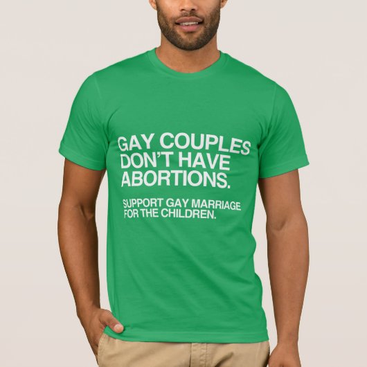 GAY COUPLES HABEN KEINE ABORTIONEN -.png T-Shirt (Vorderseite)