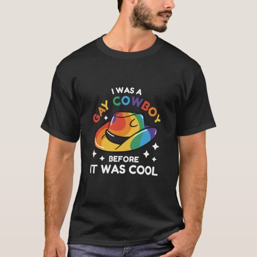 Gay Cowboy T-Shirt (Vorderseite)