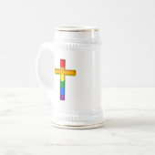 Gay Cross Bierglas (Vorderseite Links)