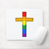 Gay Cross Mousepad (Mit Mouse)