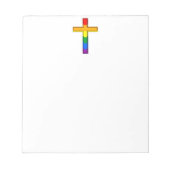 Gay Cross Notizblock (Vorderseite)