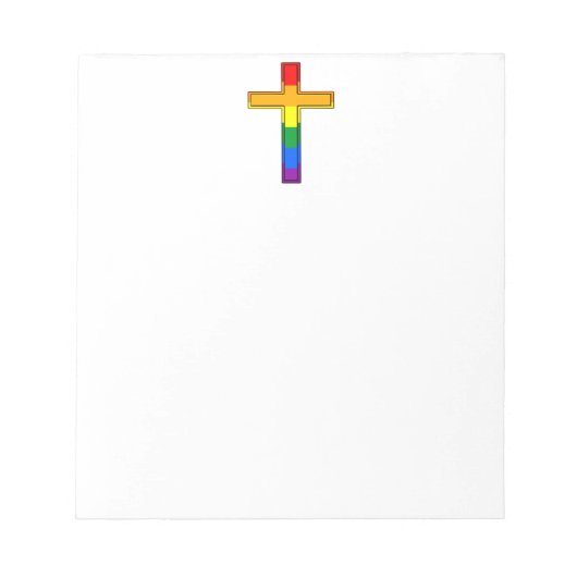 Gay Cross Notizblock (Vorderseite)