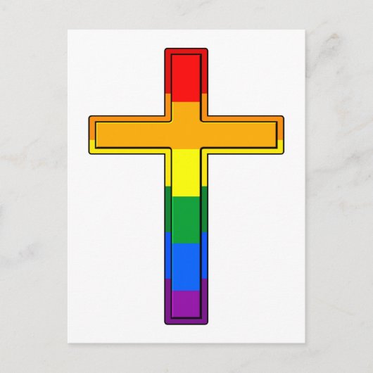 Gay Cross Postkarte (Vorderseite)