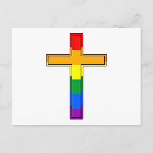Gay Cross Postkarte (Vorderseite)
