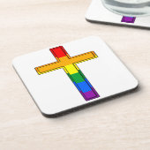 Gay Cross Untersetzer (Linke Seite)