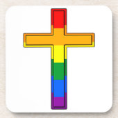 Gay Cross Untersetzer (Vorderseite)