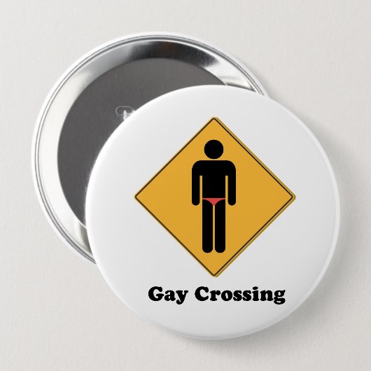 Gay Crossing Button (Vorne & Hinten)