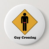 Gay Crossing Button (Vorderseite)