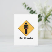 GAY CROSSING POSTKARTE (Stehend Vorderseite)