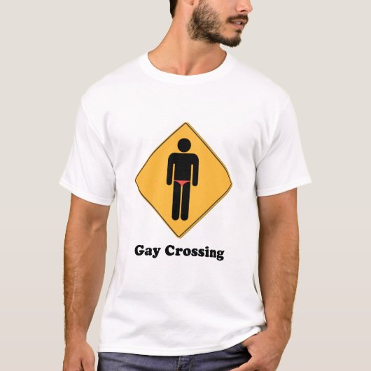 Gay Crossing T-Shirt (Vorderseite)