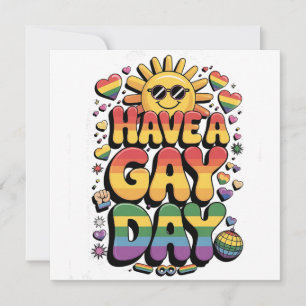 Gay Day LGBT Prith Monat Einladung