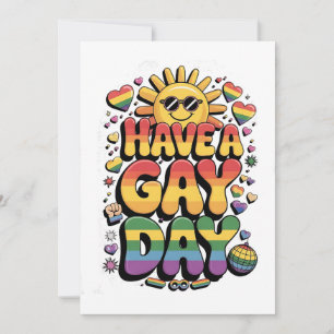 Gay Day LGBT Prith Monat Einladung