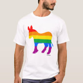 GAY DEMOCRAT Politiclothes Spaß -.pnng T-Shirt (Vorderseite)