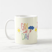 Gay den ganzen Tag Kaffeetasse (Links)