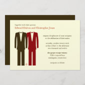 Gay Do the Math Light Herbst Einladungen (Vorne/Hinten)