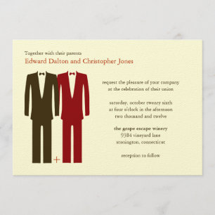 Gay Do the Math Light Herbst Einladungen