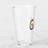 Gay Doodle Design Glas (Rechts)