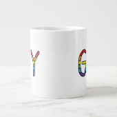 Gay Doodle Design Jumbo-Tasse (Vorderseite)
