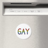 Gay Doodle Design Magnet (In Situ (Geschirrspüler))