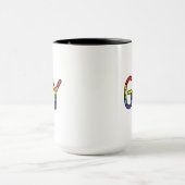 Gay Doodle Design Tasse (Zentrum)