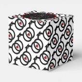 Gay Ehe Liebe ist Liebe Weiß Herz Gefallen Box Geschenkschachtel (Rückseite)