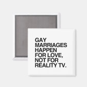 GAY EHREN PASSIEREN FÜR DIE LIEBE MAGNET (Vorderseite/Rückseite)