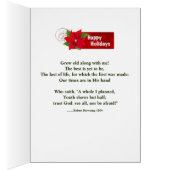 Gay Elder Friendship/Romance Happy Holiday's Card (Innen (Rechts))