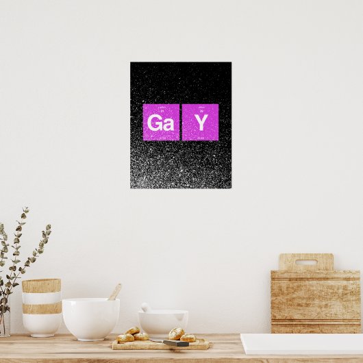 GAY ELEMENTS POSTER (Küche)