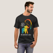 Gay Elephant Dream Without Fear Rainbow Pride Lgbt T-Shirt (Vorne ganz)