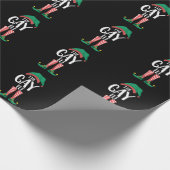 Gay Elf LGTBQ Matching Family Christmas Party Geschenkpapier (Ecke)