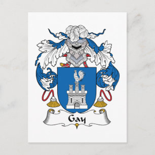 Gay Family Crest Postkarte