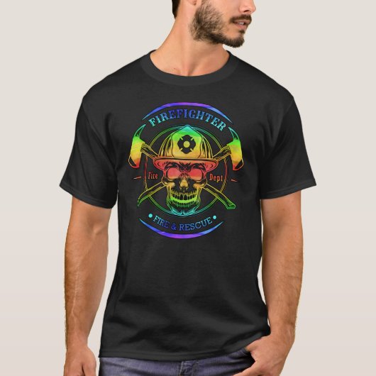 Gay Firefighter T-Shirt (Vorderseite)