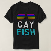 Gay Fish Pride T-Shirt (Design vorne)
