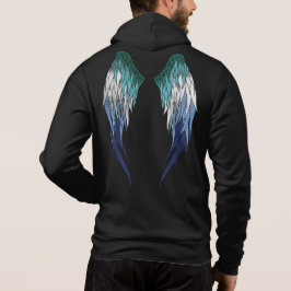 Gay Flag - Angel Wings Hoodie