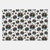 Gay Flag LGBTQ, Fliegenhoch, Liebe grenzenlos Geschenkpapier Set (Vorderseite 3)