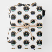 Gay Flag LGBTQ, Fliegenhoch, Liebe grenzenlos Geschenkpapier Set (Beispiel)