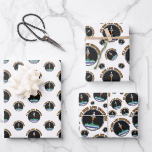 Gay Flag LGBTQ, Fliegenhoch, Liebe grenzenlos Geschenkpapier Set