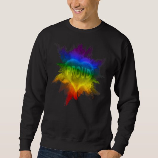 Gay Flag Pride Rainbow Top Explosive Liebe Lgbtq F (Vorderseite)
