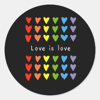 Gay for Rainbow Lgtb Pride Month Celebrate Liebe Runder Aufkleber