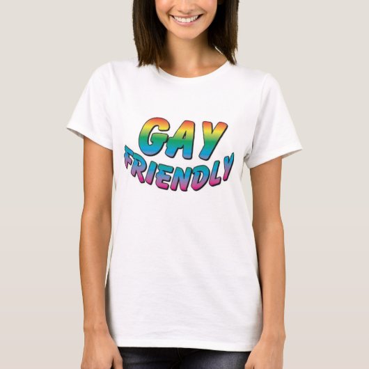 Gay Friendly T-Shirt (Vorderseite)