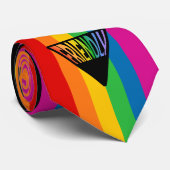 Gay Friendly Triangle Krawatte (Gerollt)