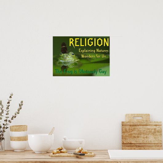 Gay Frog Poster (Küche)