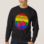 Gay Fruit Cherry Lgbtq Pride Stuff for Teens Rainb Sweatshirt (Vorderseite)