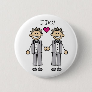 Gay-Gastgeschenke Hochzeiten Button