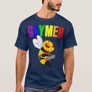 Gay Gaymer Geek Pride LGBT Video Game Lover Gesche T-Shirt