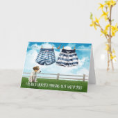 Gay genoss es, mit dir auszugehen Swim Trunks Karte (Gelbe Blume)