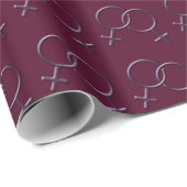 Gay Geschenkpapier (Rolleneckpunkt)