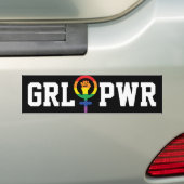 Gay Girl Power LGBTQIA Autoaufkleber (Auf Auto)