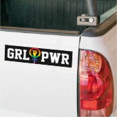 Gay Girl Power LGBTQIA Autoaufkleber (Auf Lkw)